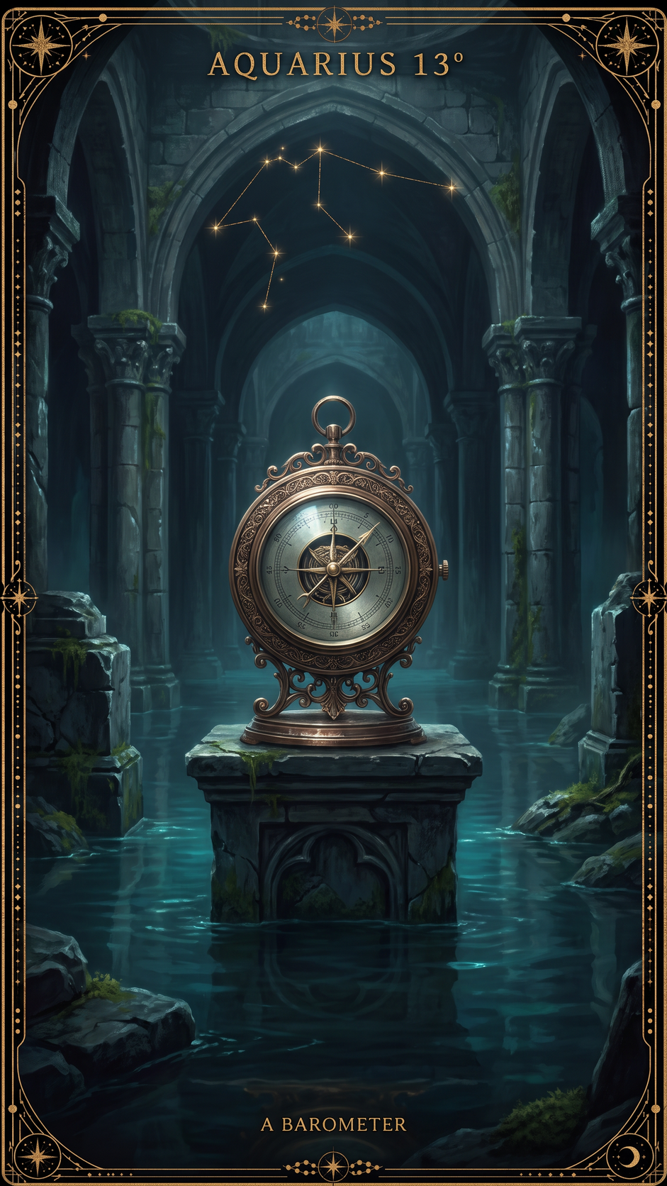 AQUARIUS 13° — A Barometer