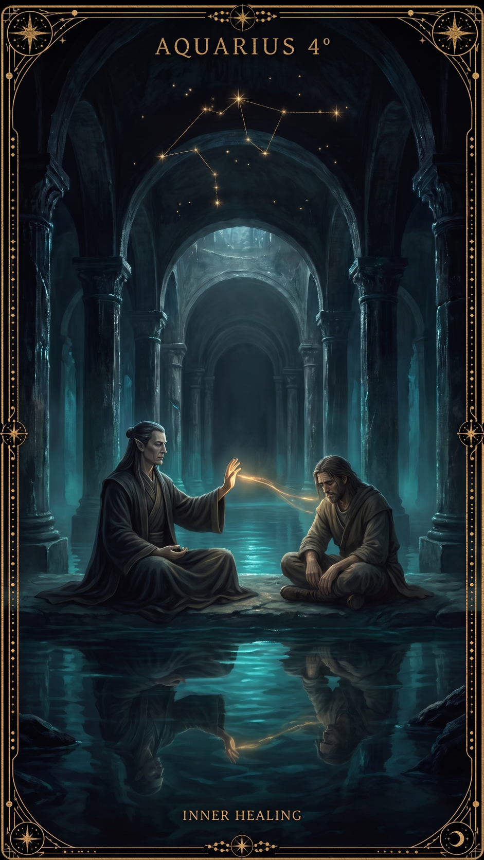 AQUARIUS 4° — A Hindu Yogi Demonstrates His Healing Powers