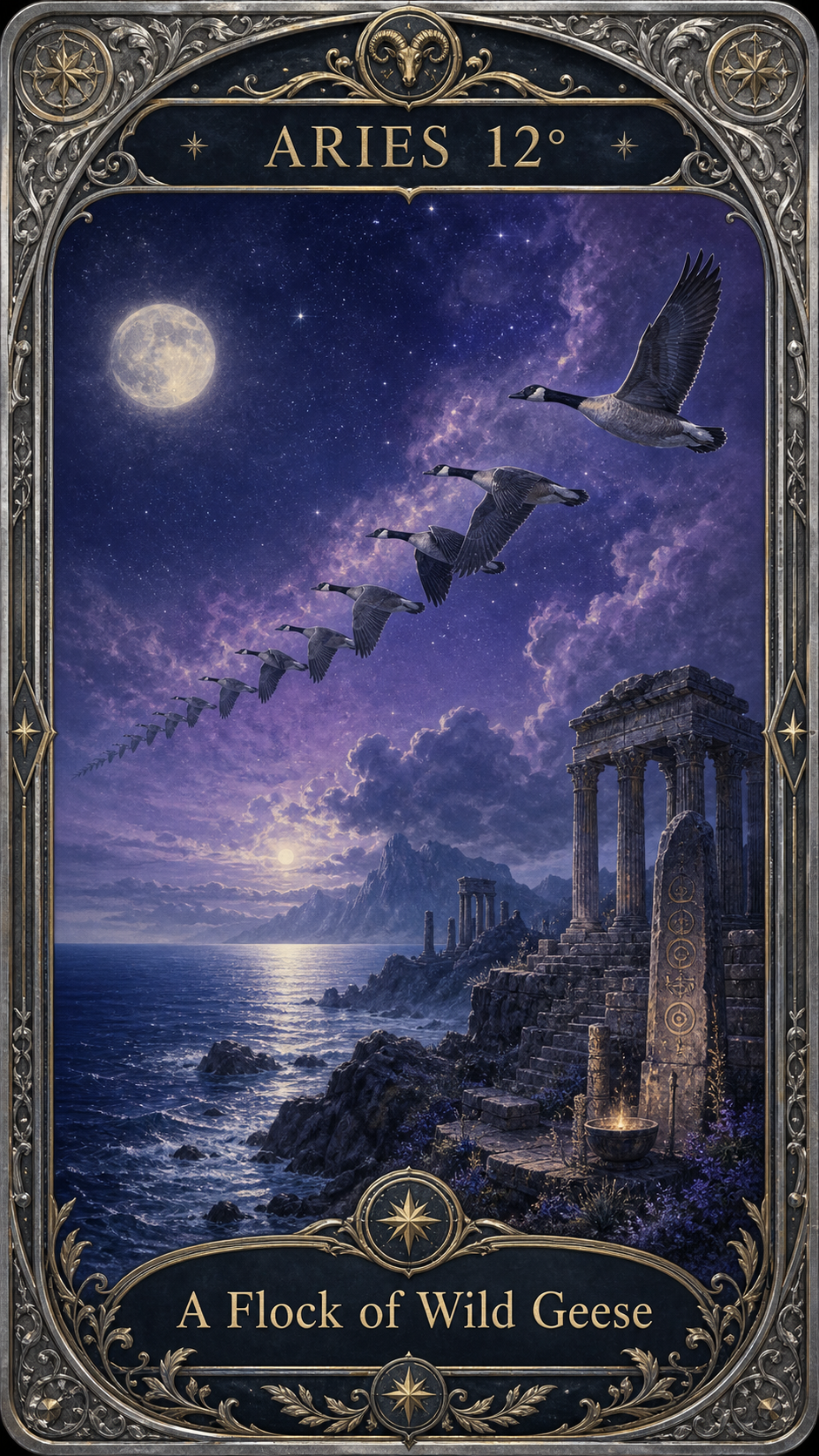 ARIES 12° — A Flock of Wild Geese