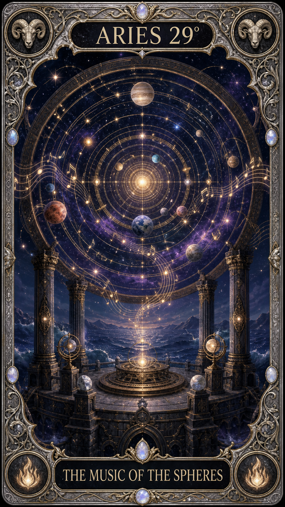 Aries 29° — The Music of the Spheres