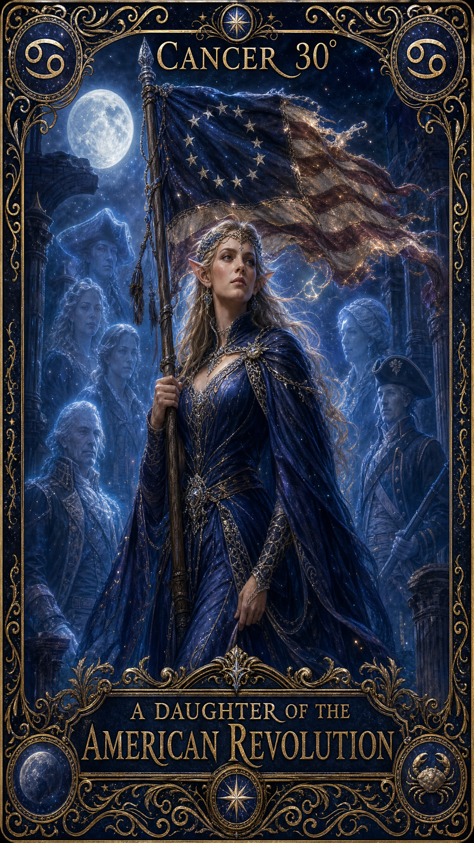 CANCER 30° — A DAUGHTER OF THE AMERICAN REVOLUTION