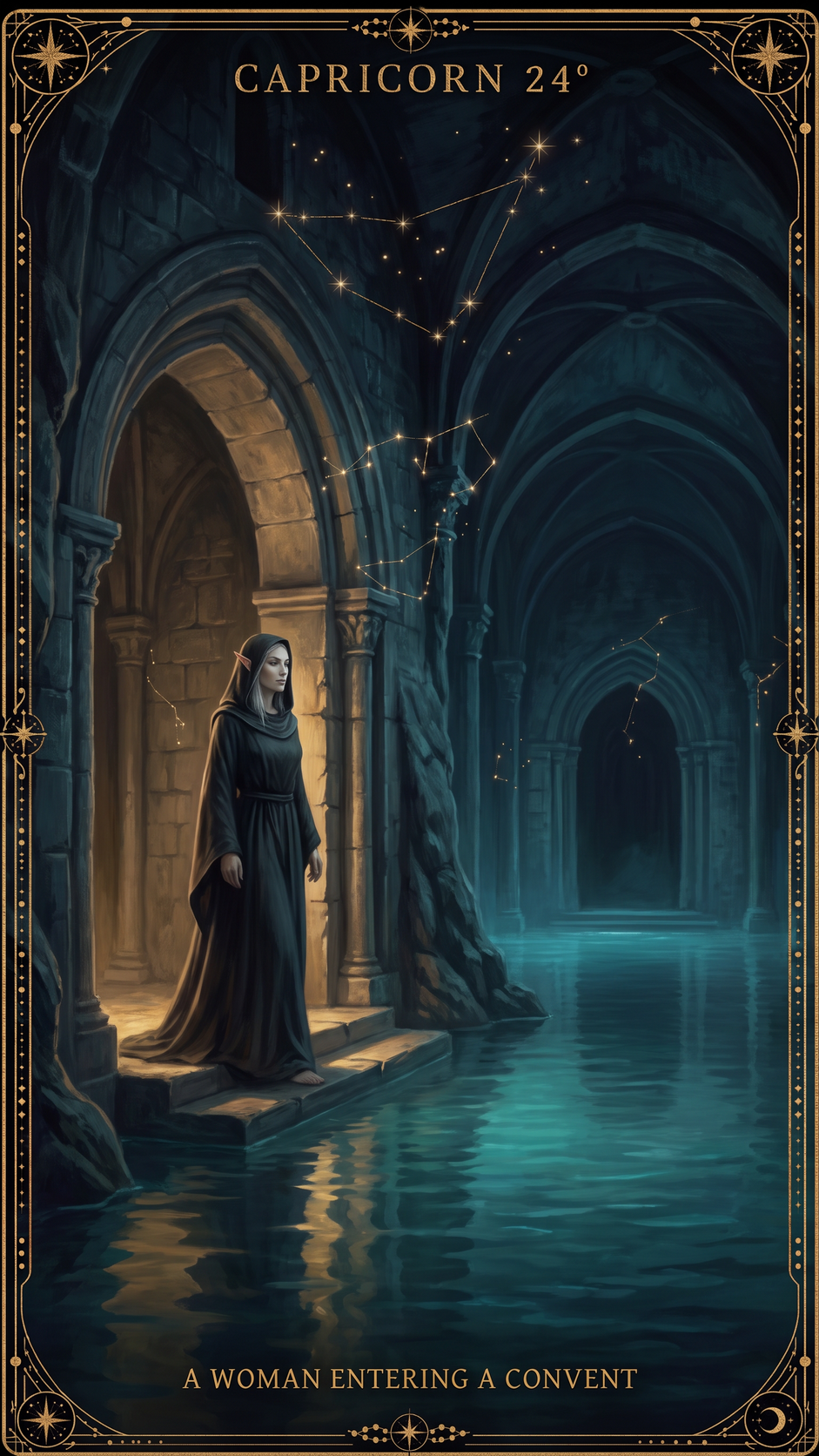 CAPRICORN 24° — A Woman Entering A Convent