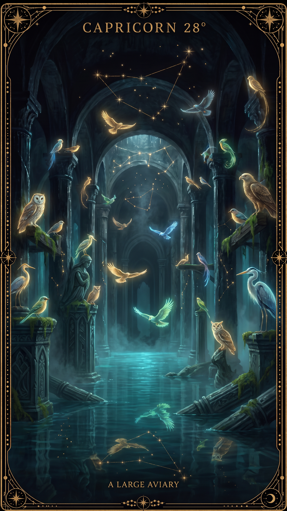 CAPRICORN 28° — A Large Aviary