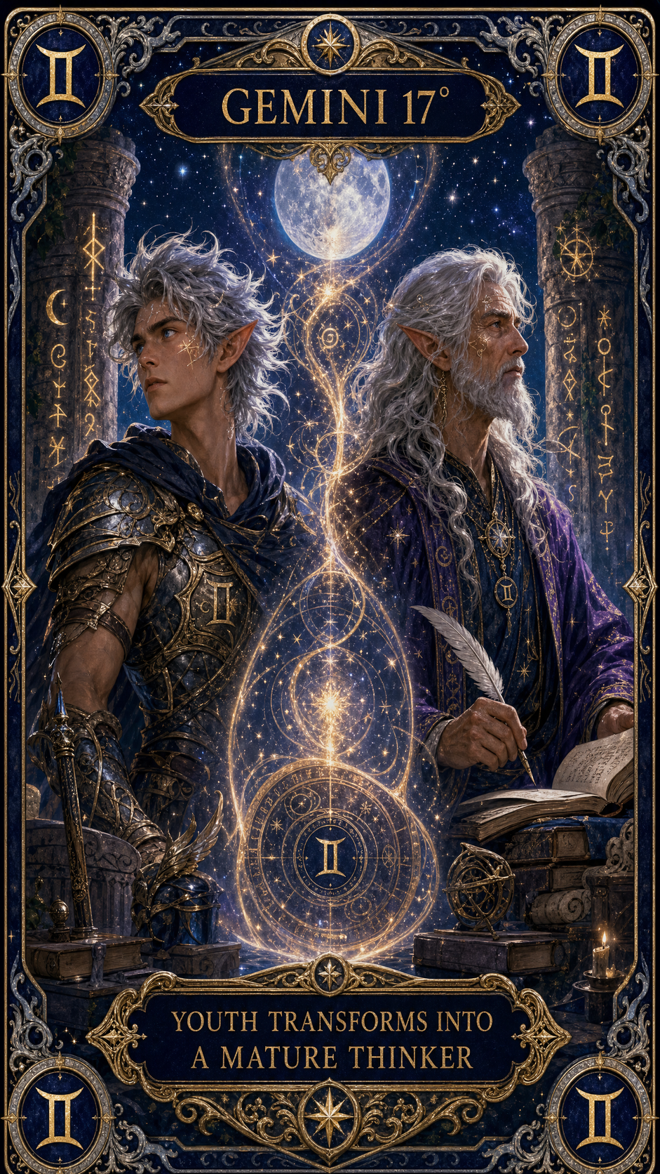GEMINI 17° — Youth Transforms Into A Mature Thinker