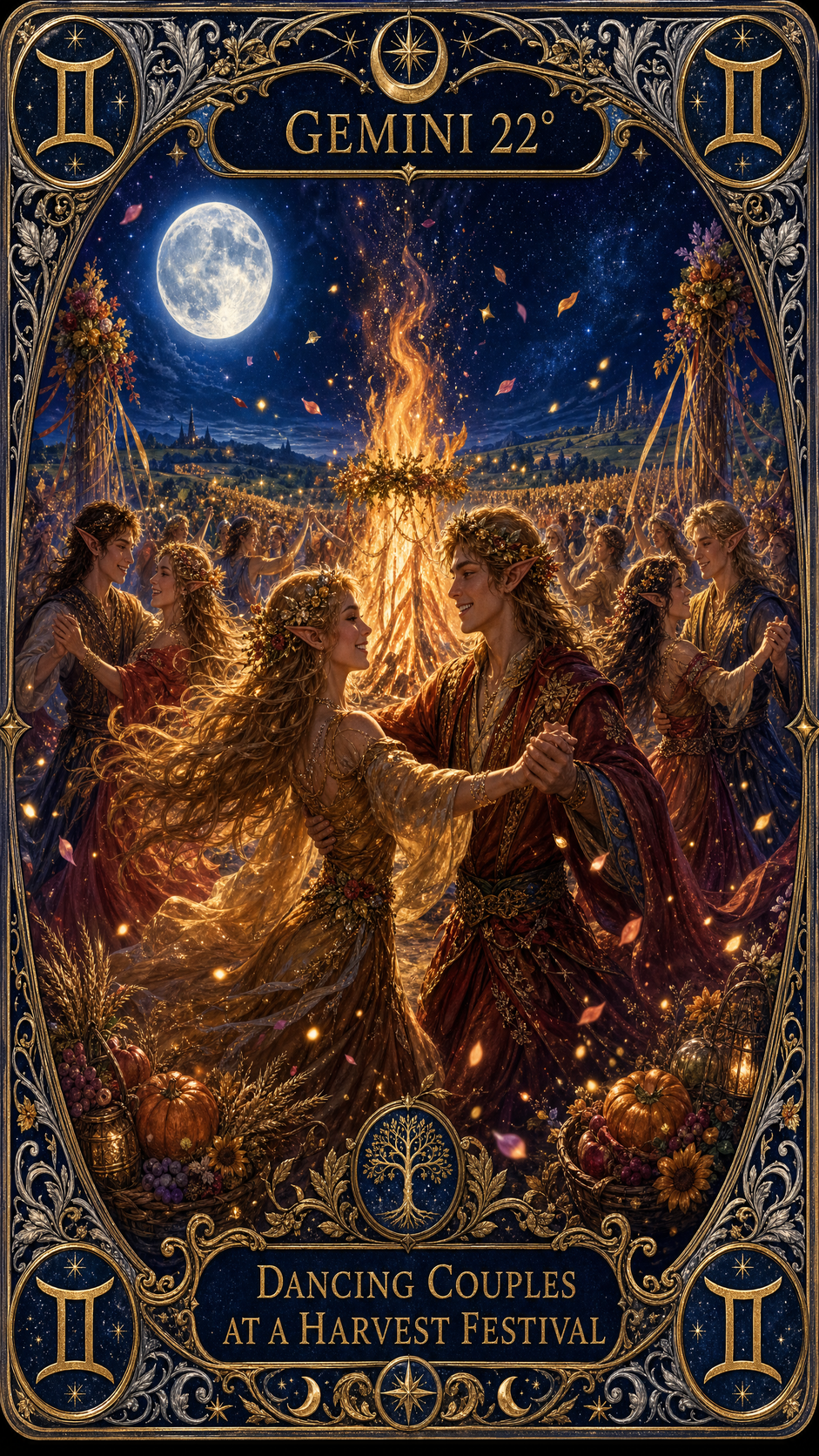 GEMINI 22° — Dancing Couples At A Harvest Festival