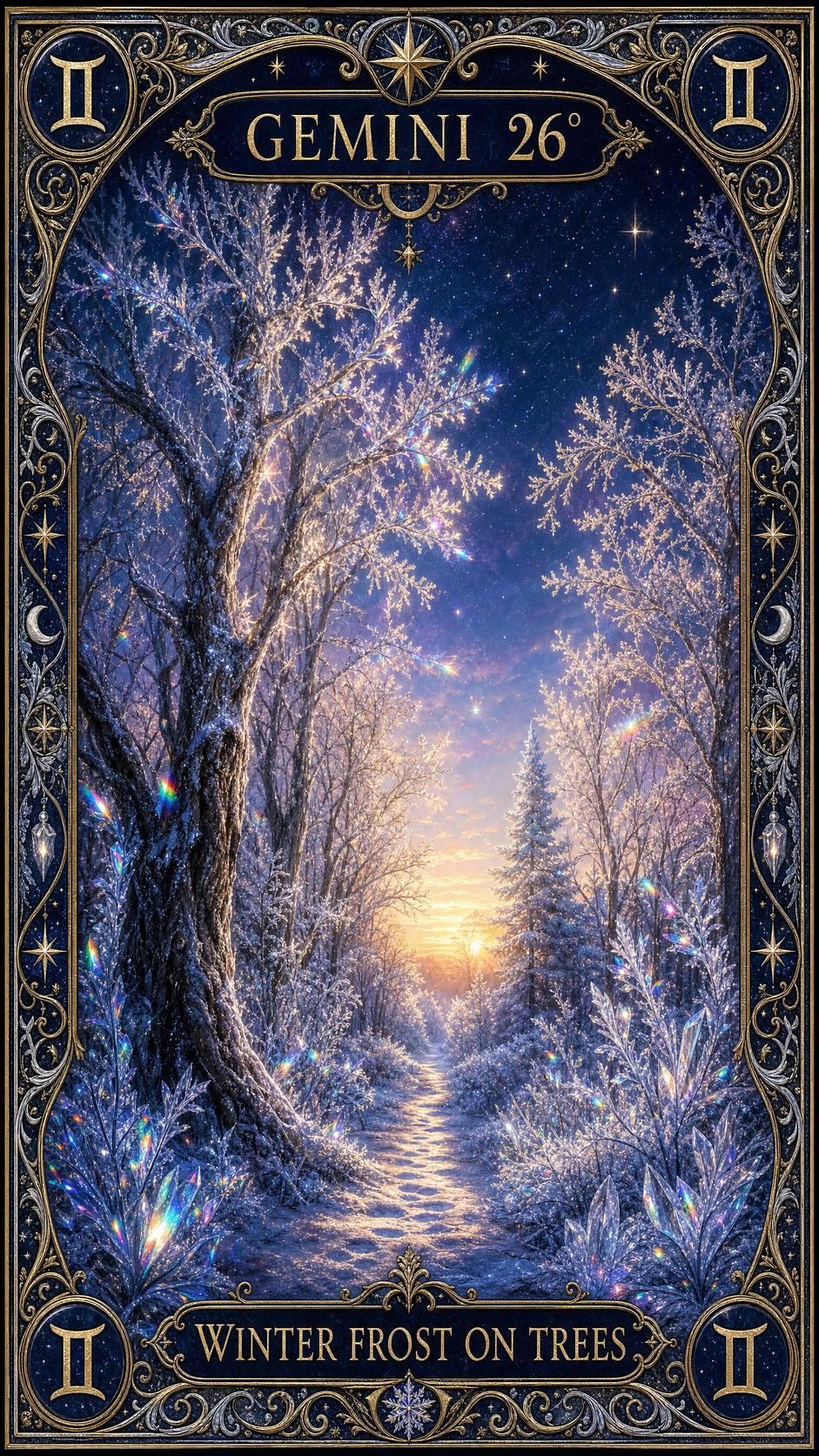 GEMINI 26° — Winter Frost In The Woods