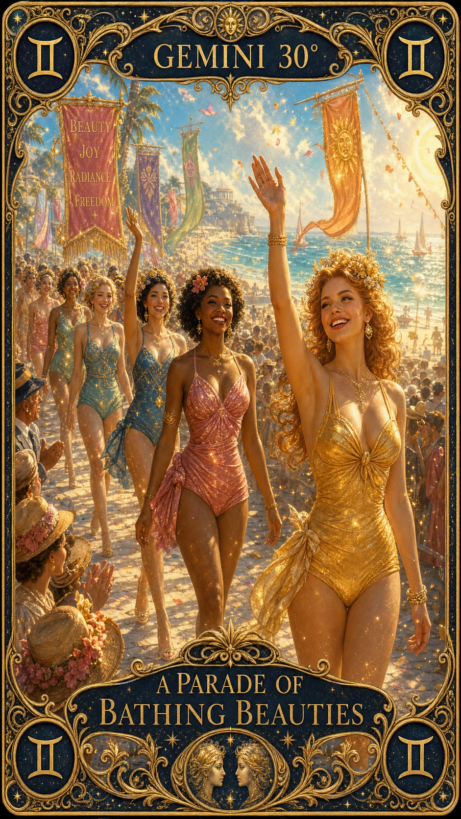 GEMINI 30° — A Parade Of Bathing Beauties
