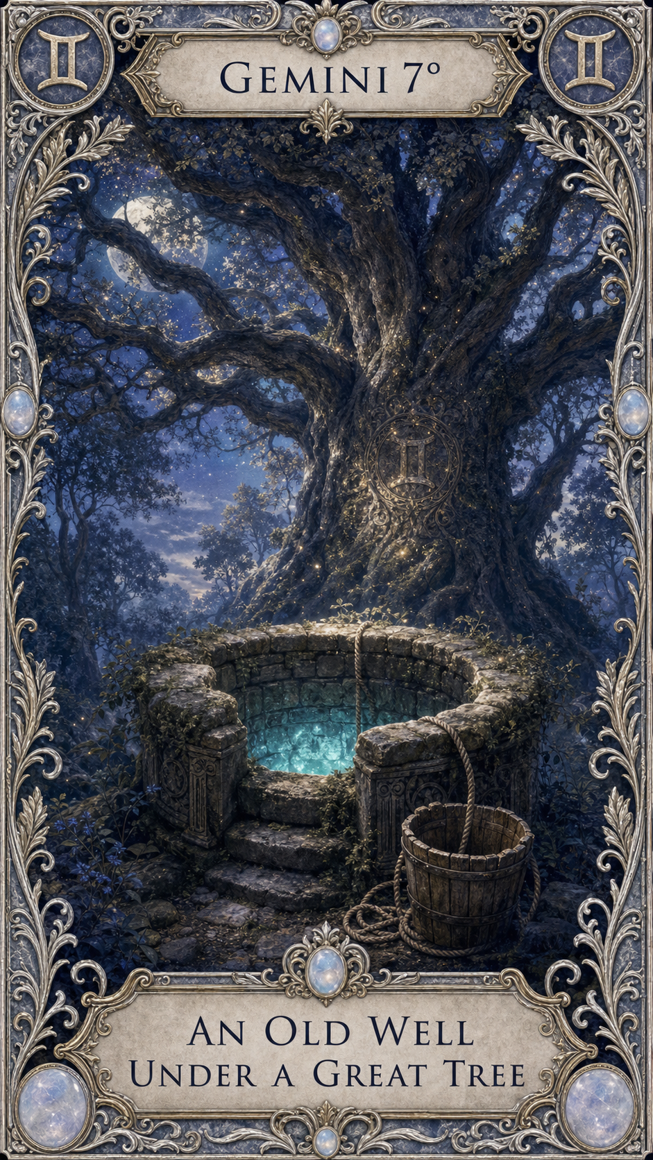 GEMINI 7° — An Old Well Under a Great Tree