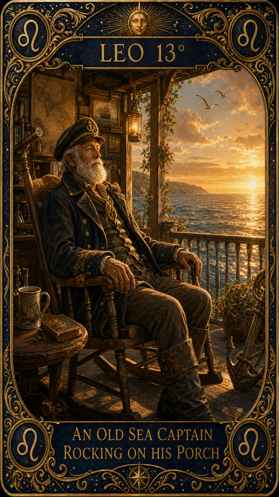 LEO 13° — An Old Sea Captain Rocking On His Porch