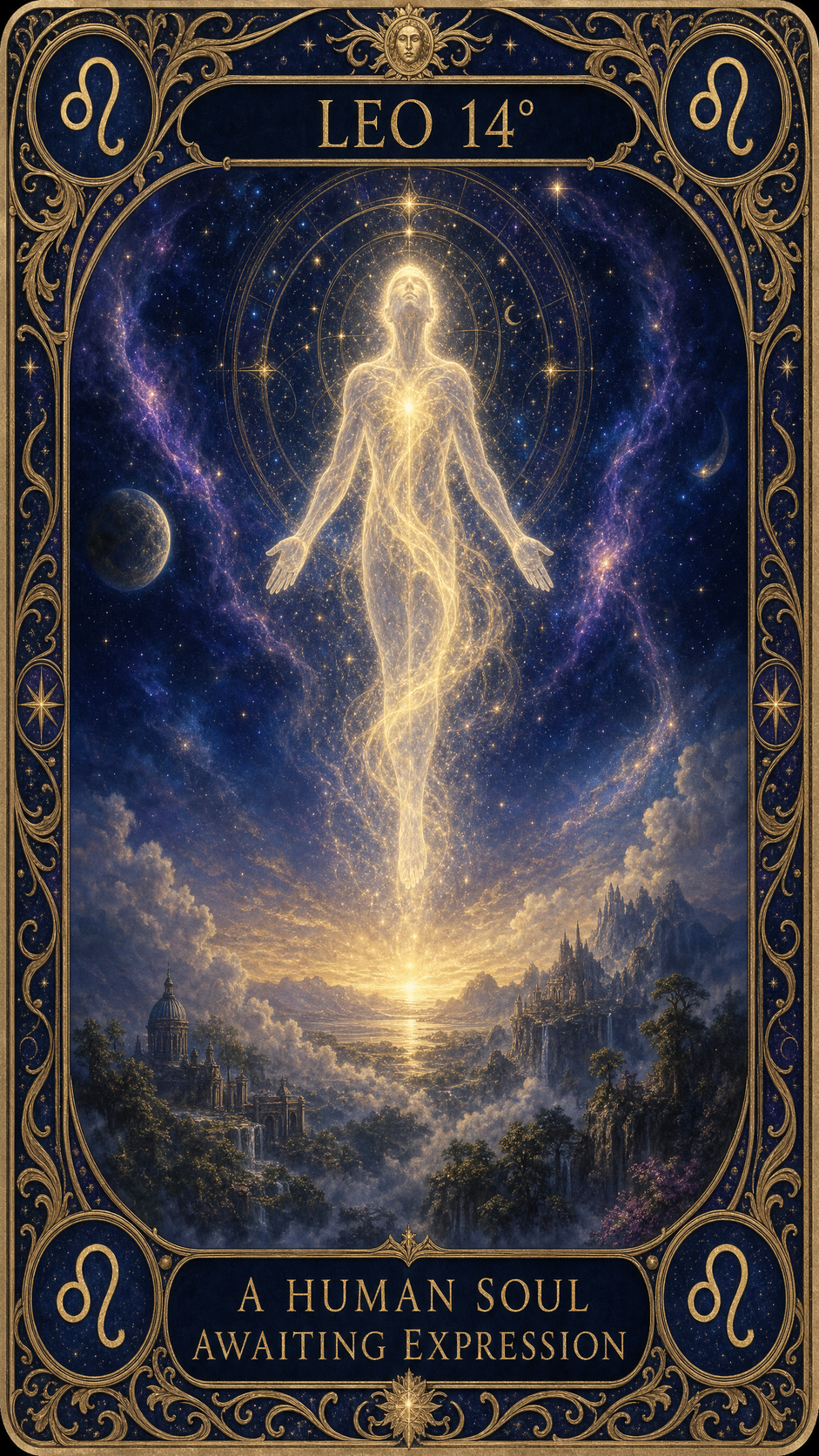 LEO 14° — A Human Soul Awaiting Expression
