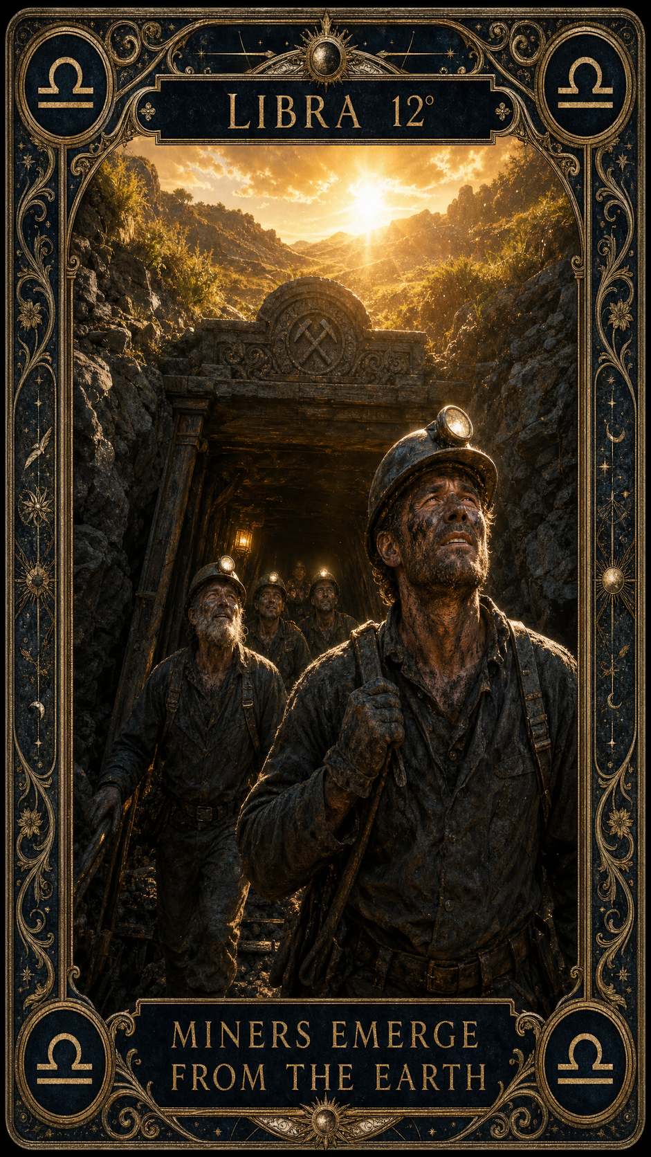 LIBRA 12° — Miners Emerge From The Earth