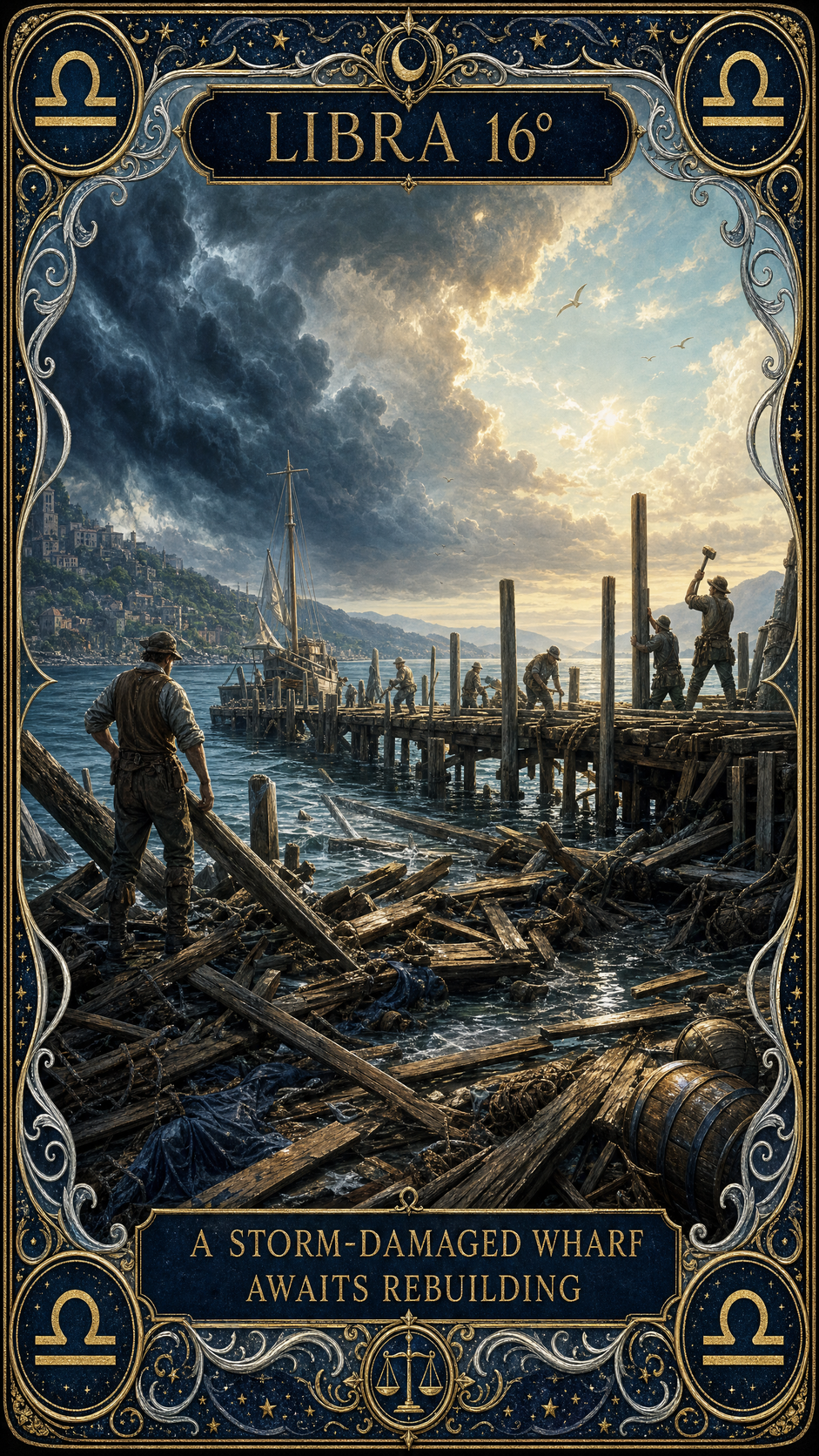 LIBRA 16° — A Storm-Damaged Wharf Awaits Rebuilding