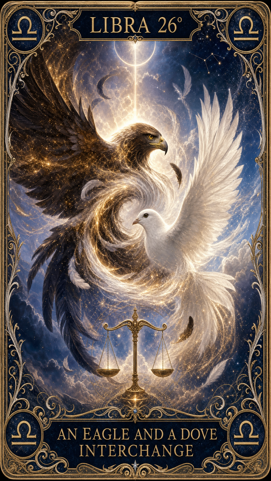 LIBRA 26° — An Eagle And A Dove Interchange