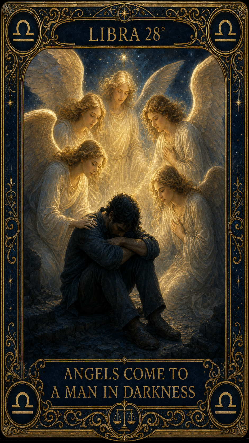 LIBRA 28° — Angels Come To A Man In Darkness