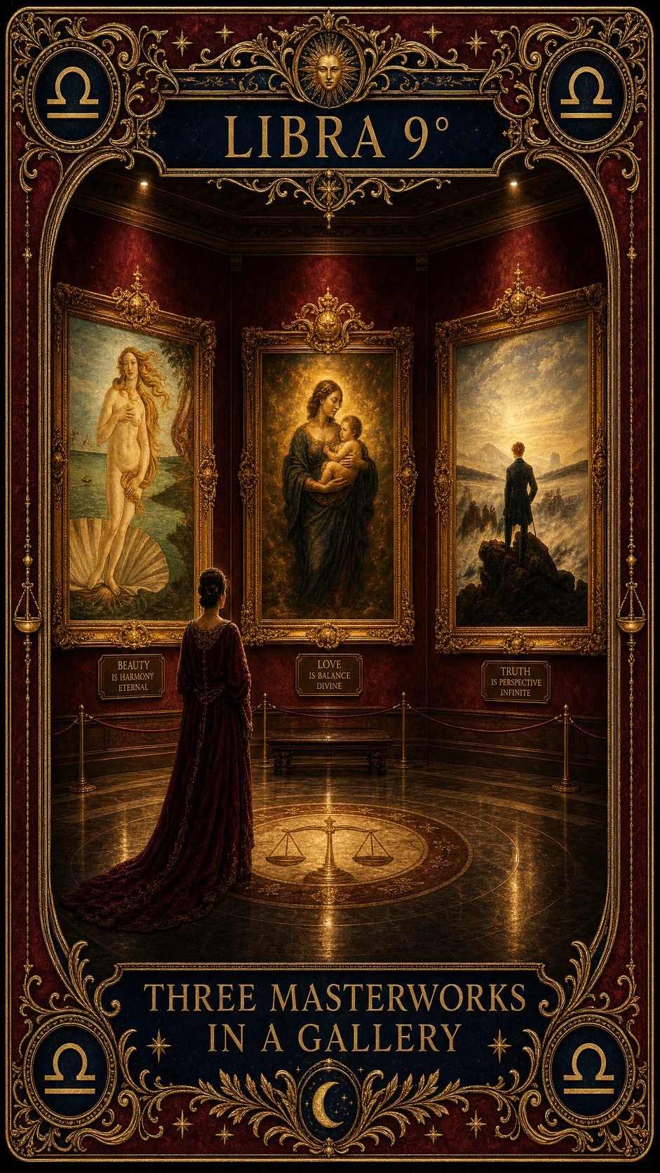 LIBRA 9° — Three Masterworks In A Gallery