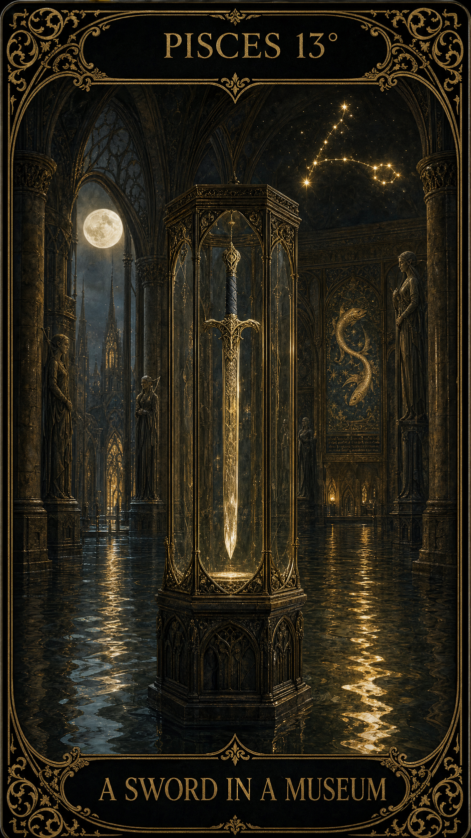 PISCES 13° — A Sword in a Museum