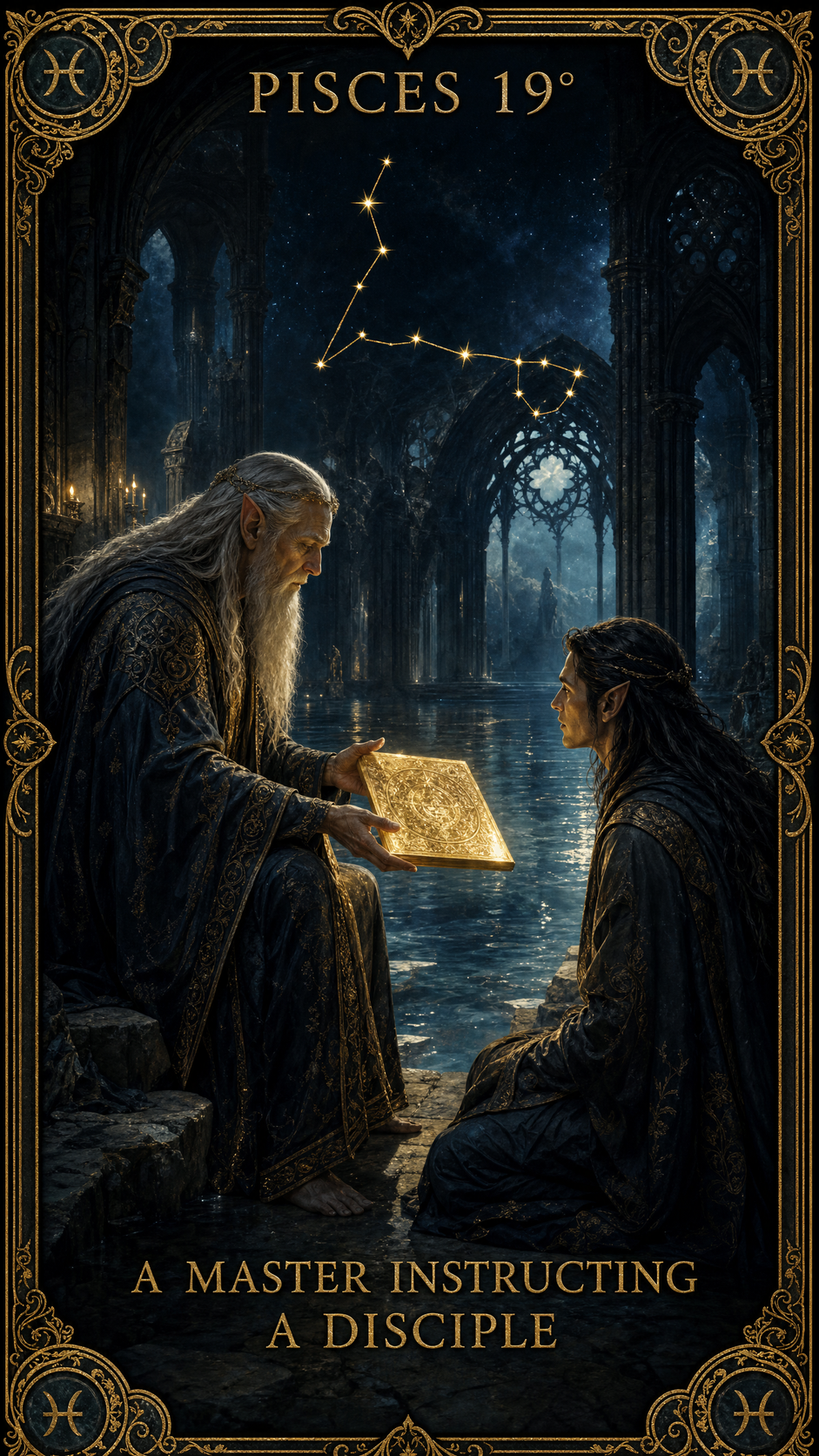PISCES 19° — A Master Instructing His Disciple