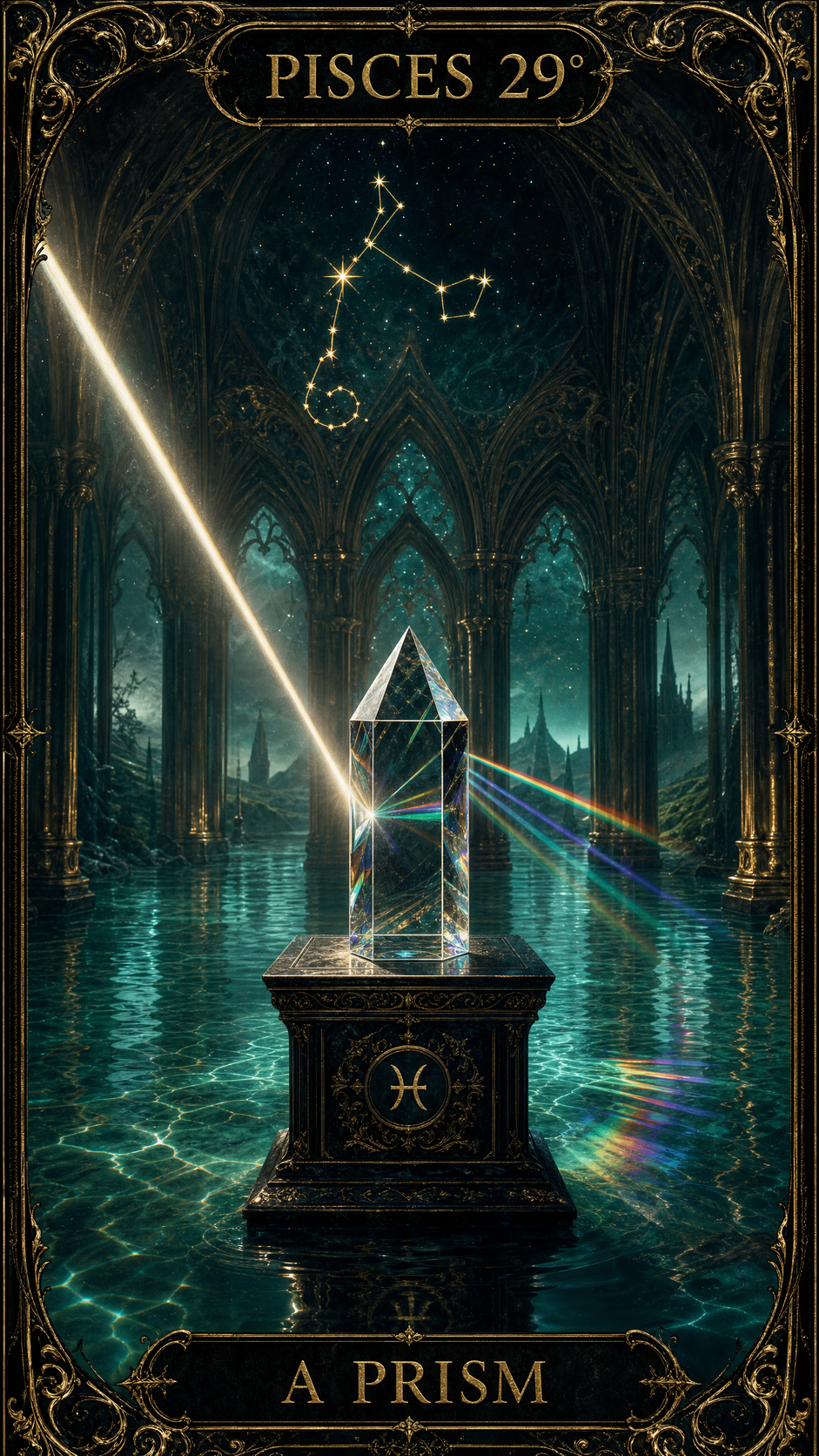 PISCES 29° — A Prism