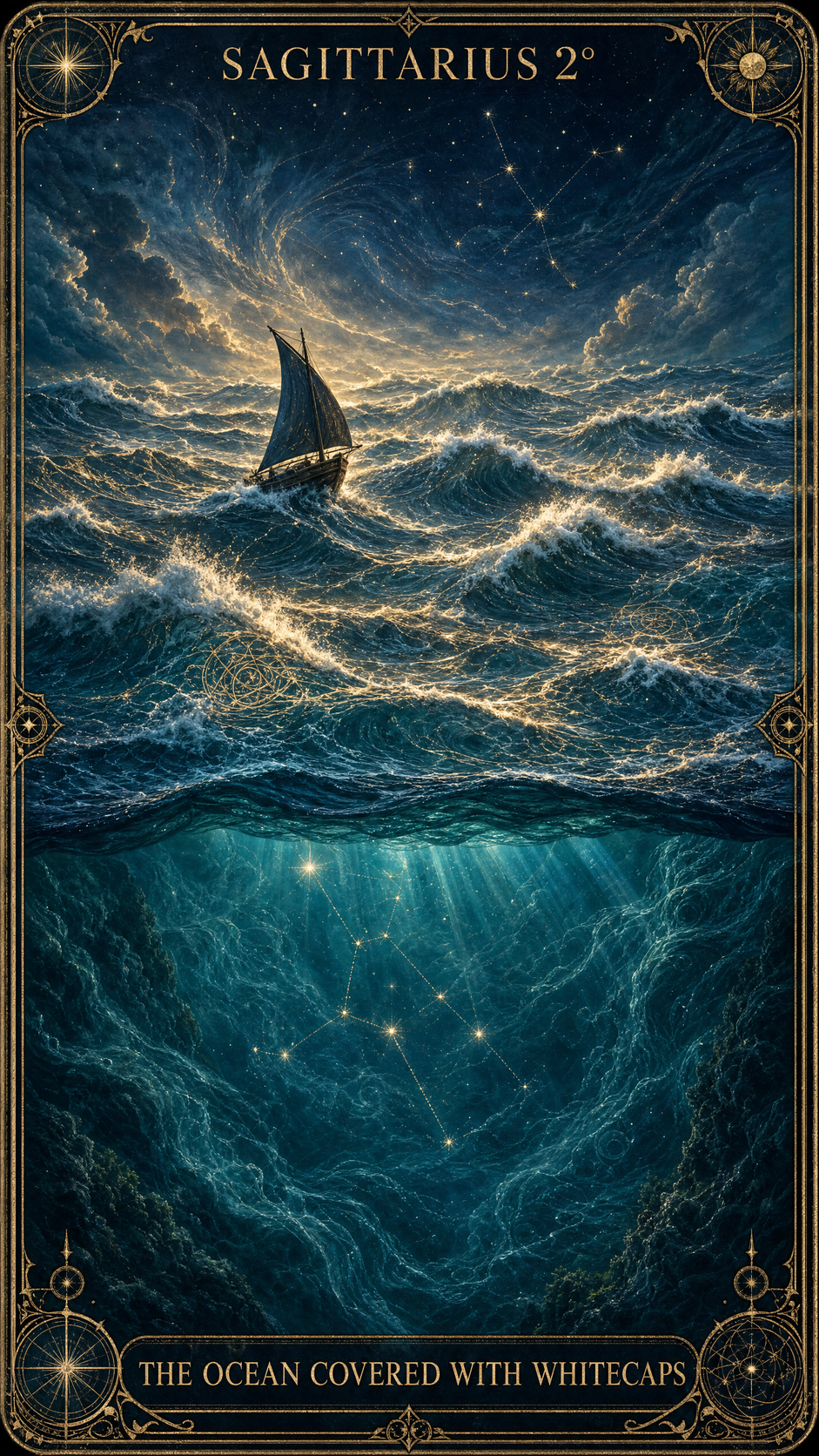 SAGITTARIUS 2° — The Ocean Covered With Whitecaps