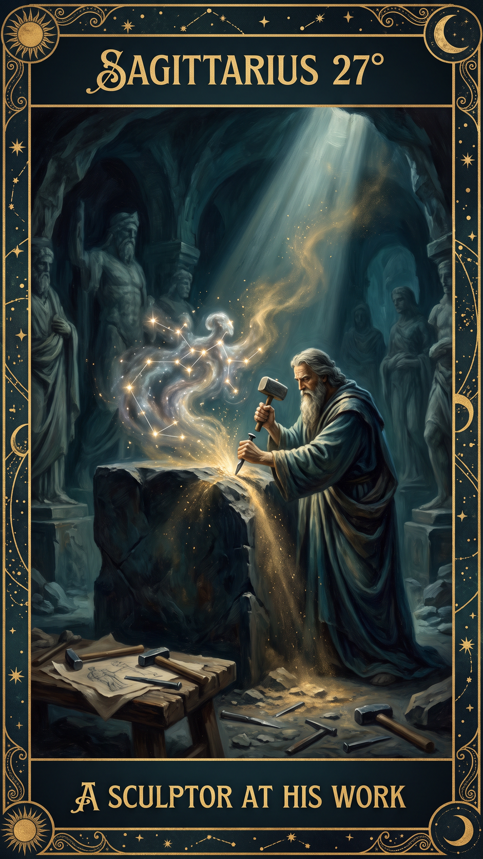 SAGITTARIUS 27° — A Sculptor At His Work