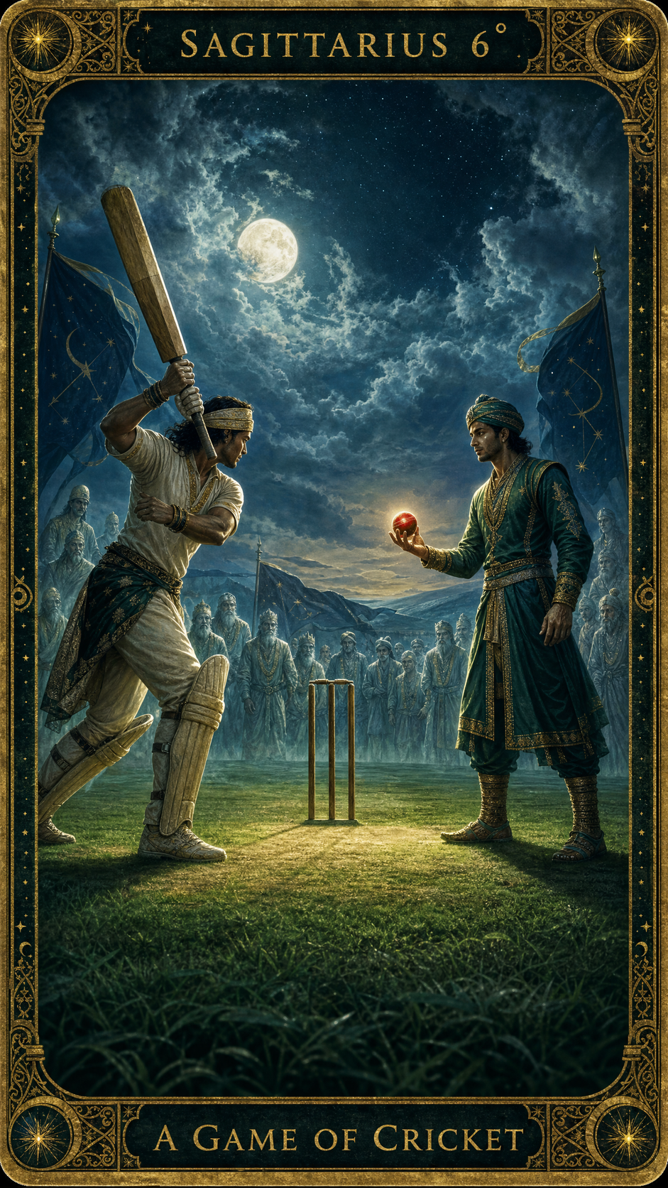 SAGITTARIUS 6° — A Game Of Cricket