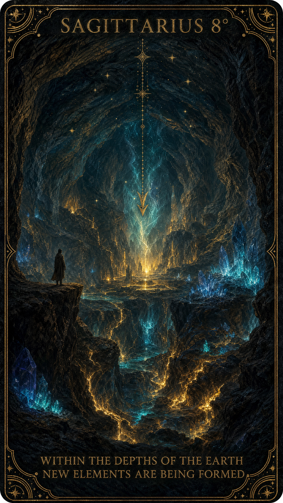 SAGITTARIUS 8° — Within the Depths of the Earth New Elements Are Being Formed