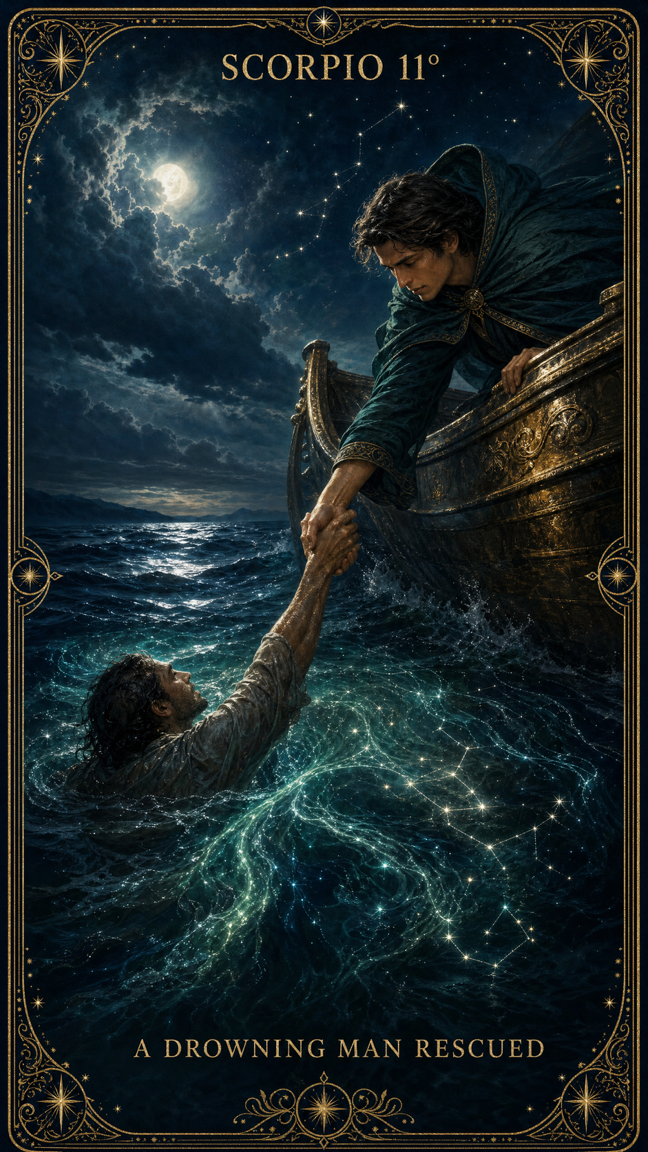 SCORPIO 11° — A Drowning Man Rescued