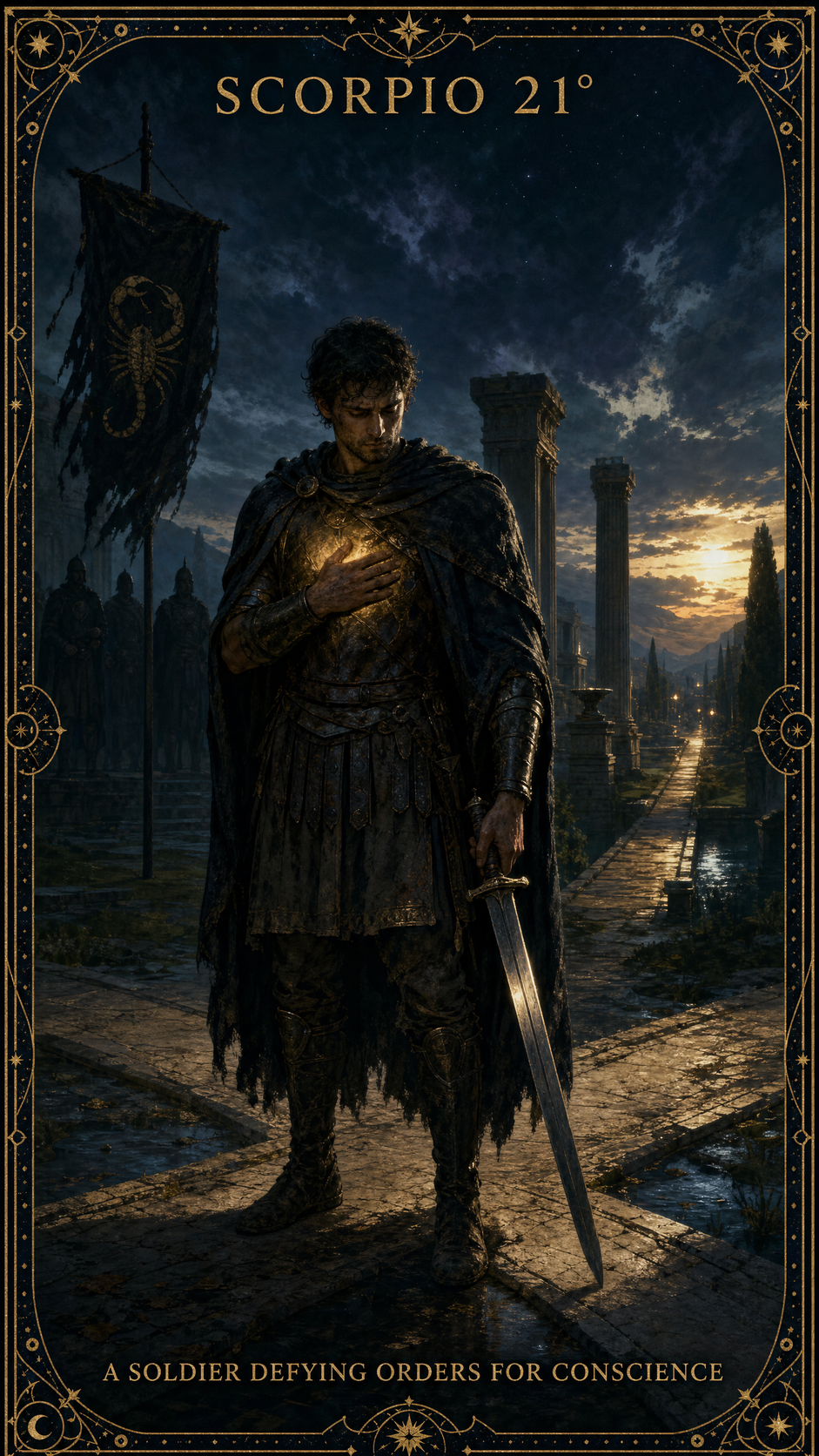 SCORPIO 21° — A Soldier Defying Orders For Conscience