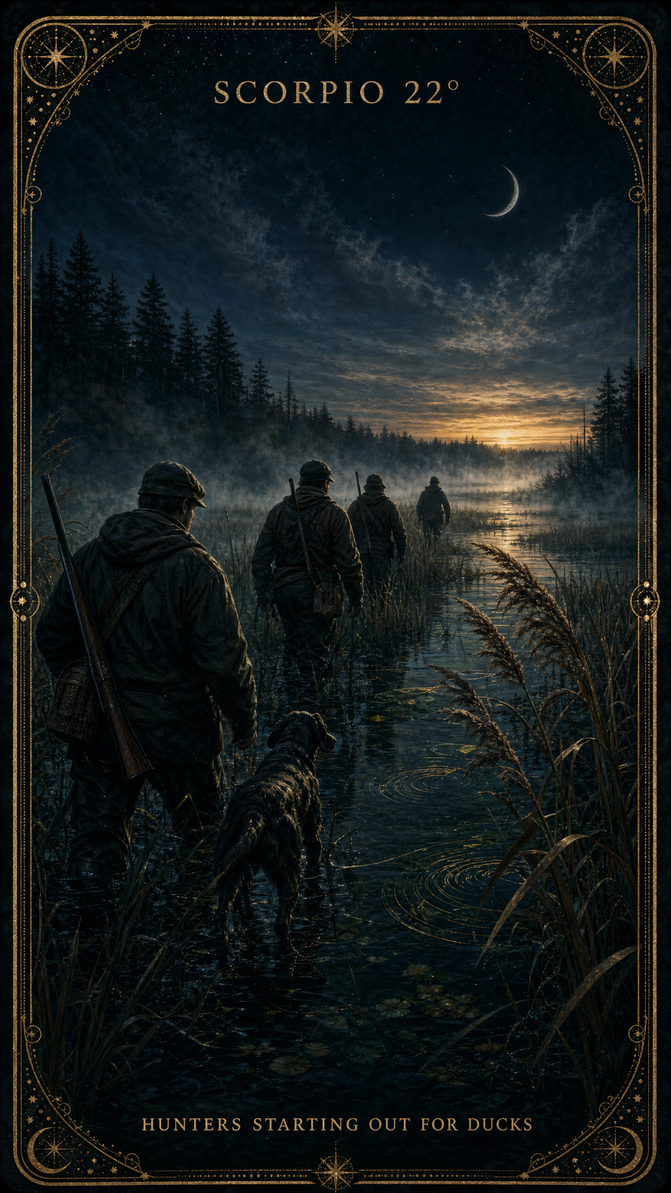 SCORPIO 22° — Hunters Starting Out For Ducks