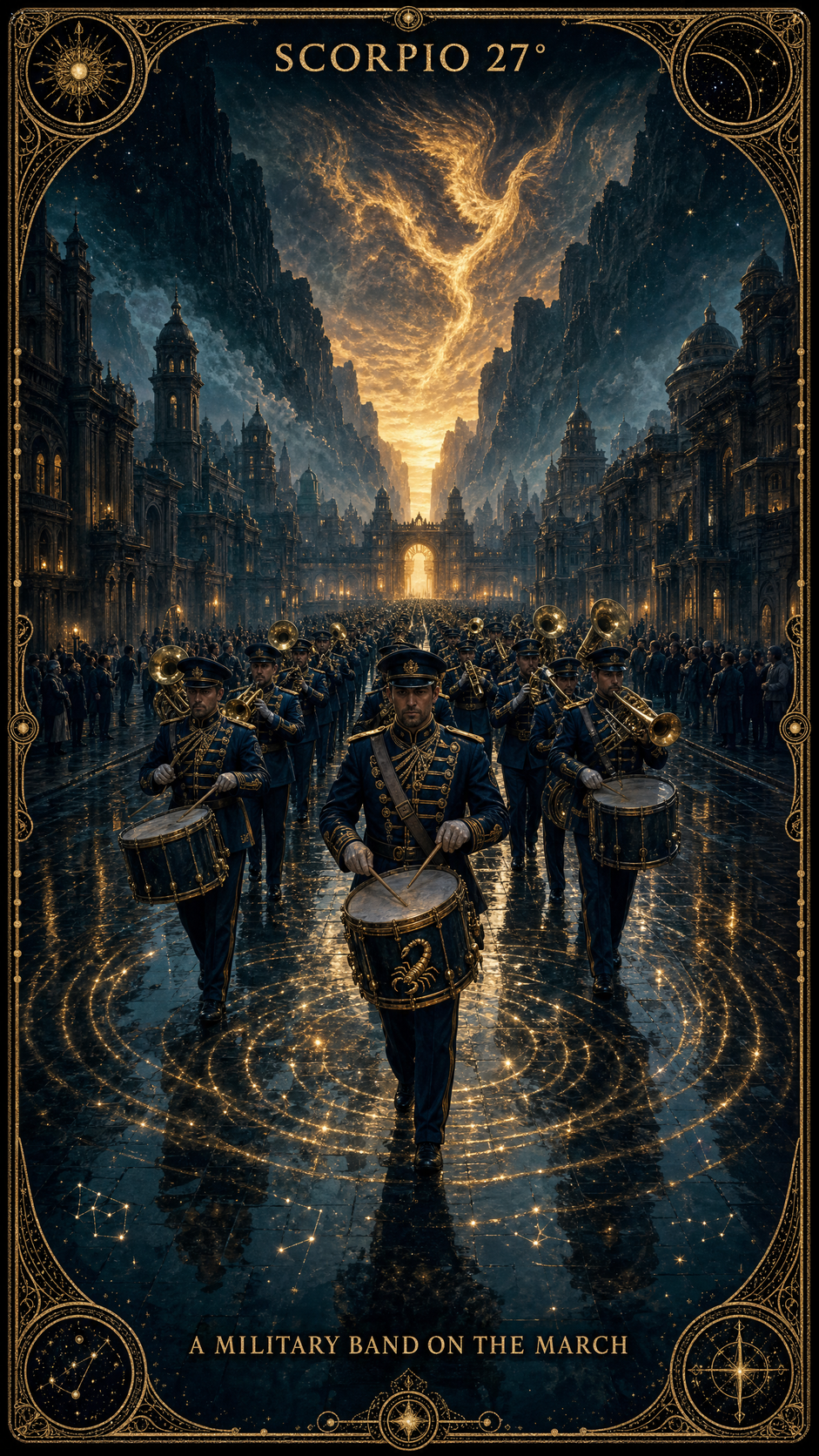 SCORPIO 27° — A Military Band On The March