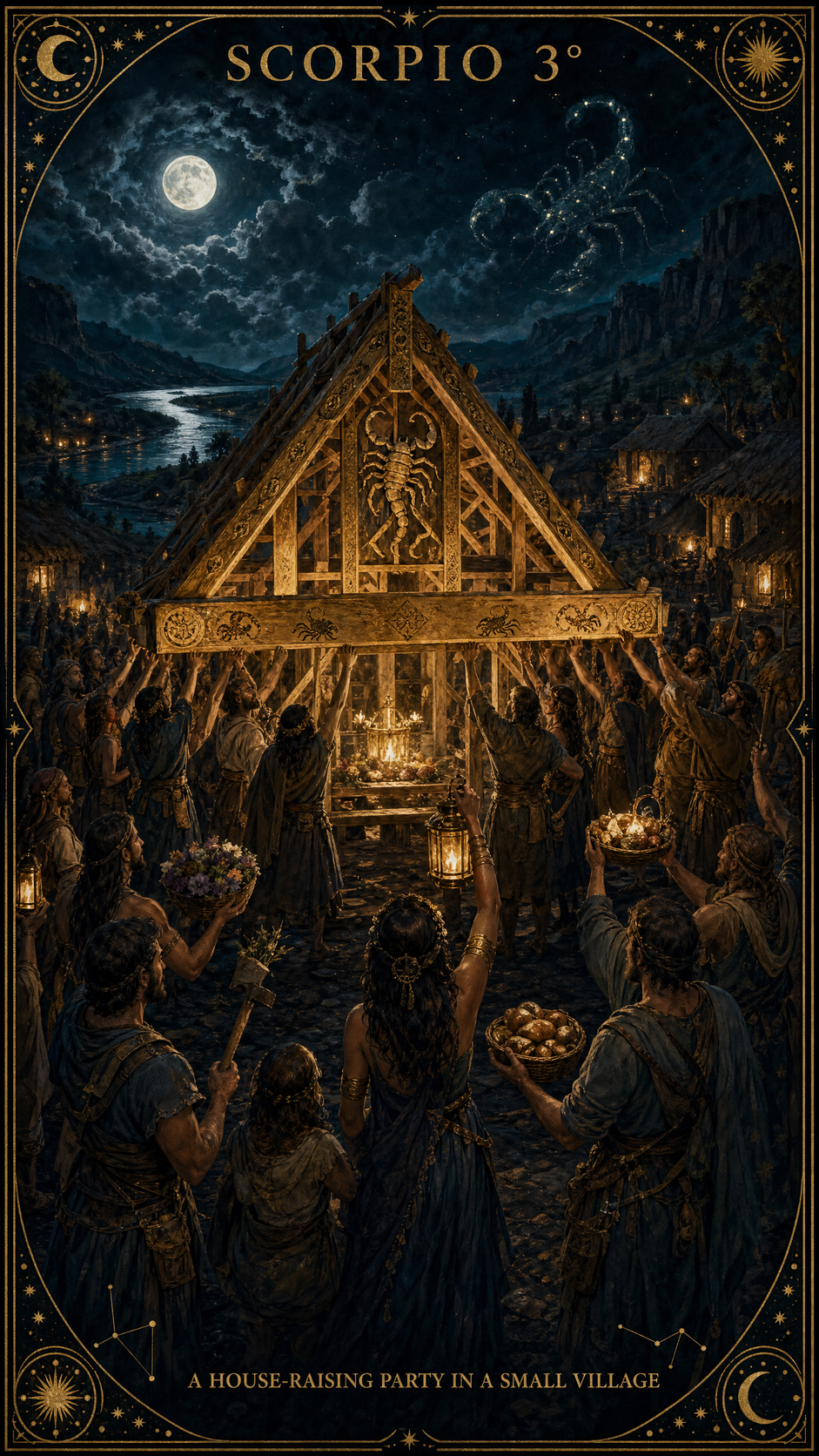 SCORPIO 3° — A House-Raising Party In A Small Village