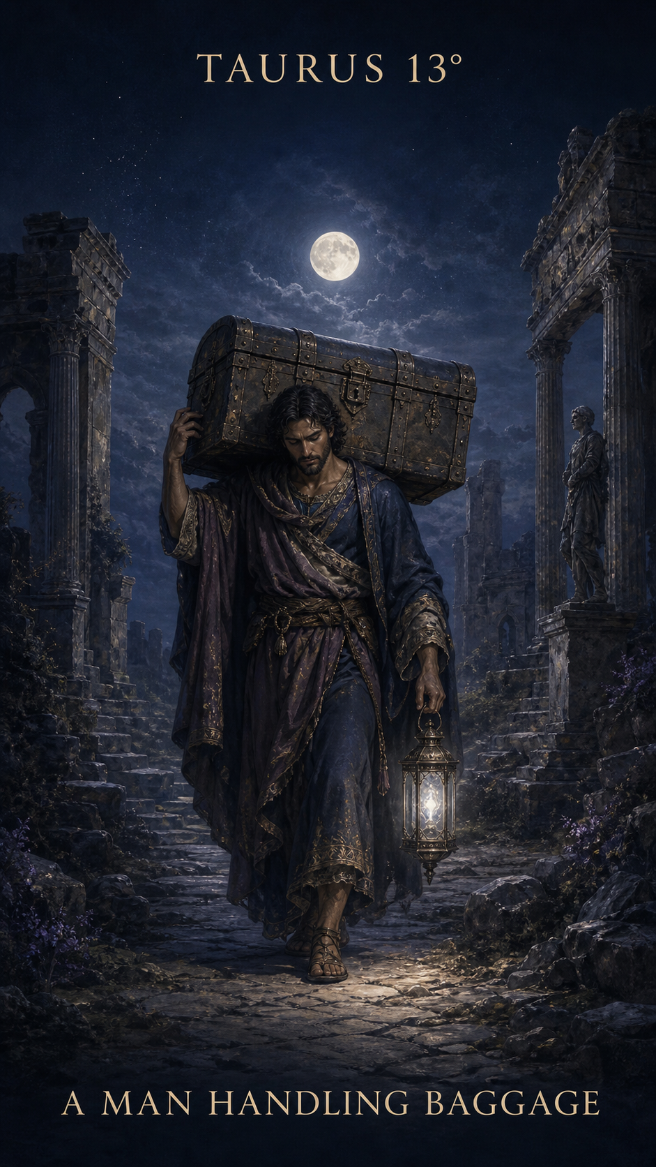 TAURUS 13° — A Man Handling Baggage