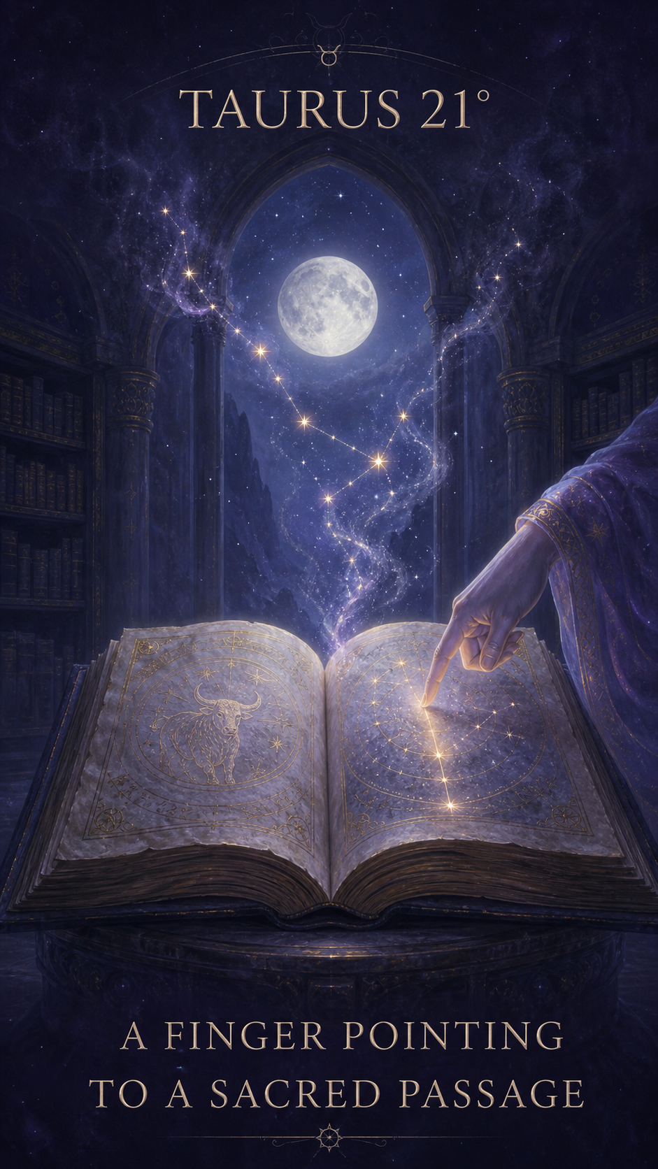 TAURUS 21° — A Finger Pointing to a Sacred Passage