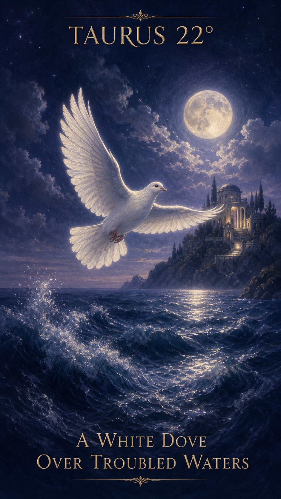 TAURUS 22° — A White Dove over Troubled Waters