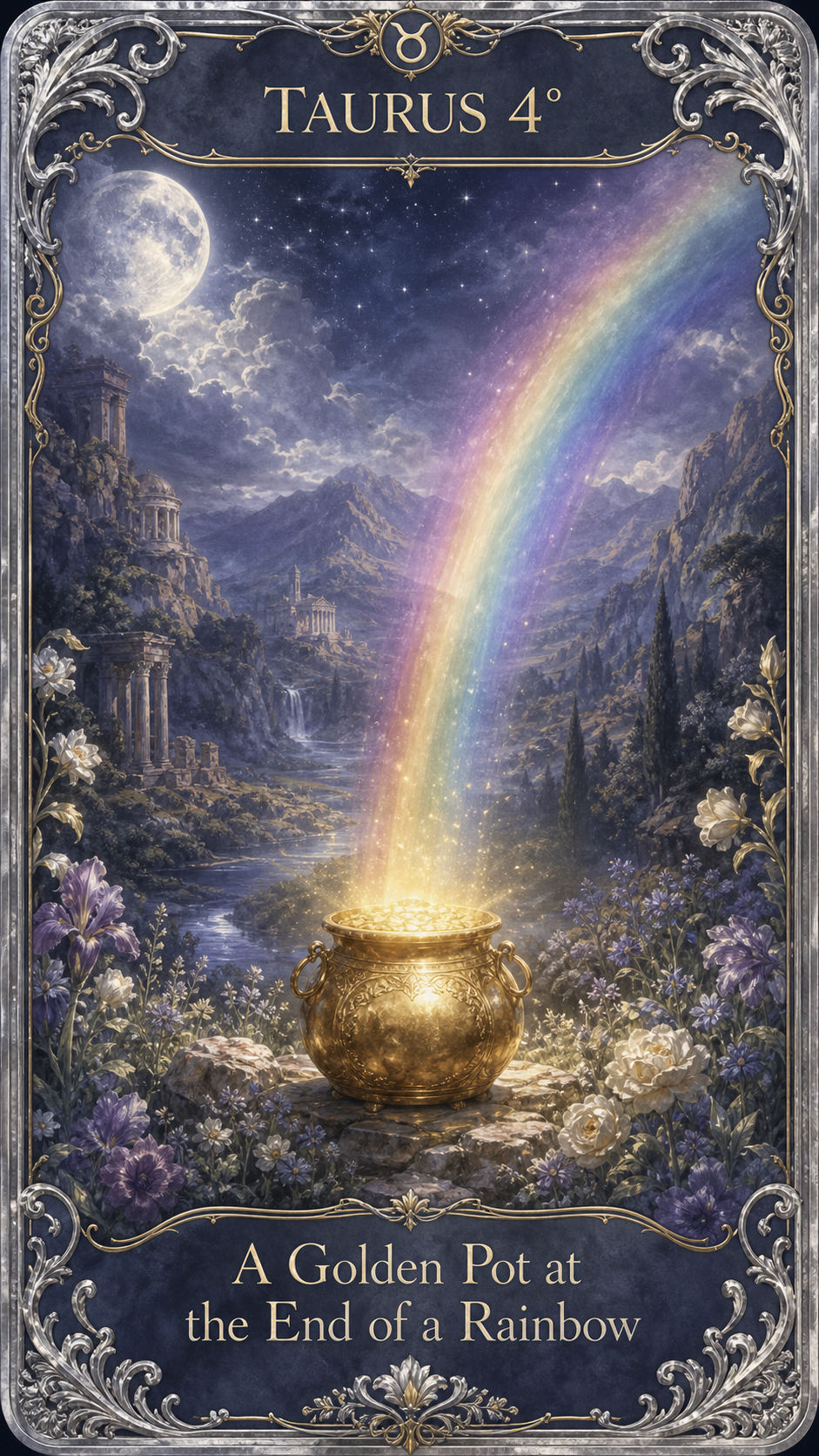 TAURUS 4° — A Golden Pot at the End of a Rainbow