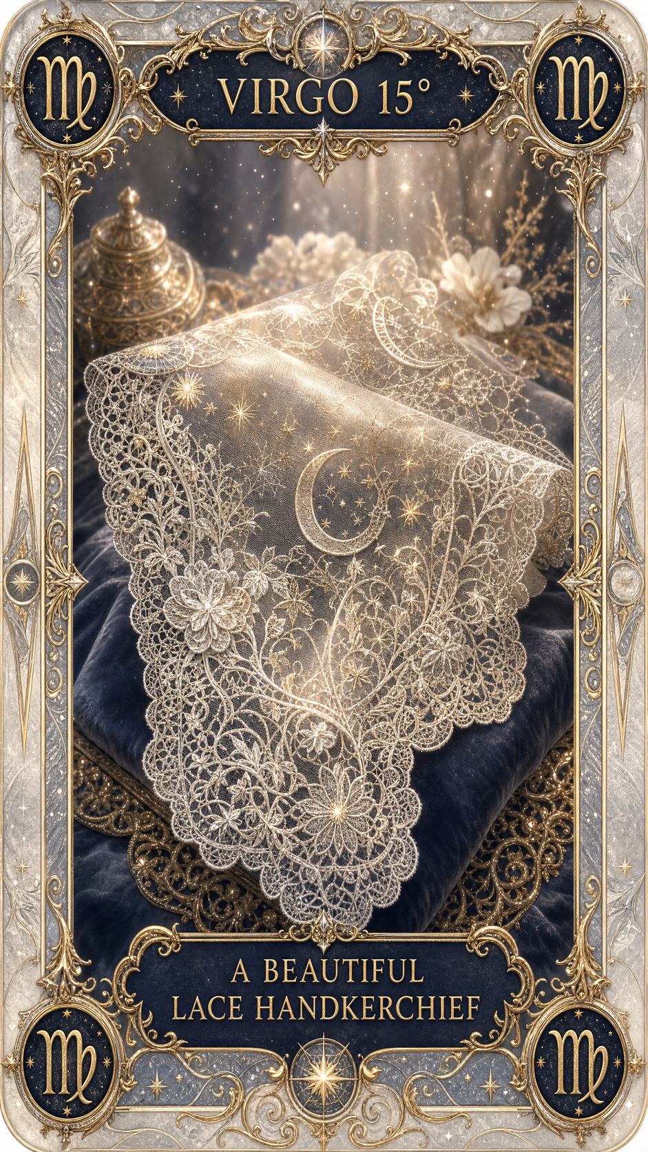 VIRGO 15° — A Beautiful Lace Handkerchief