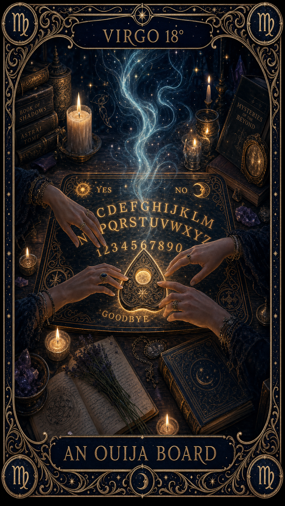 VIRGO 18° — An Ouija Board