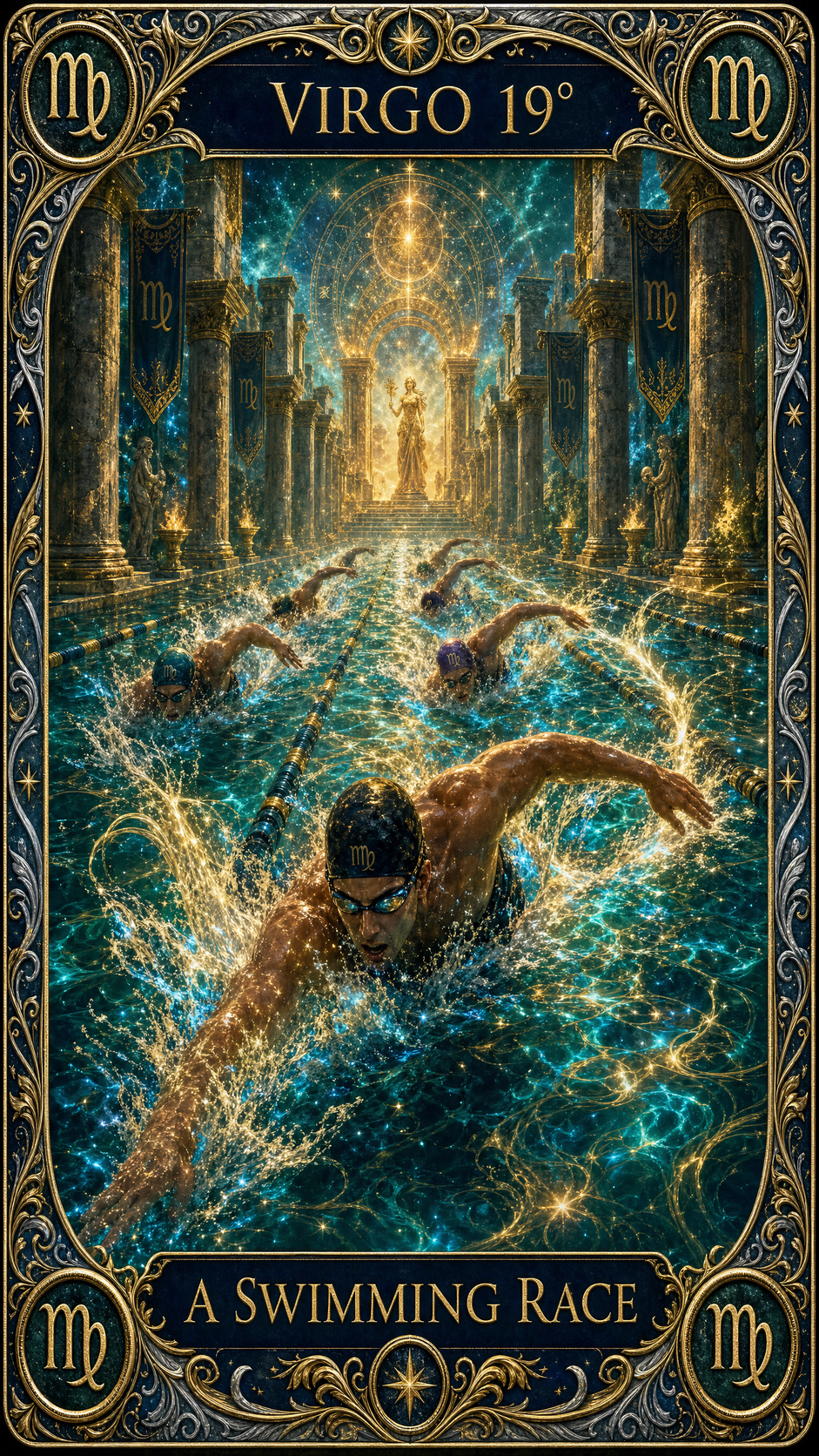 VIRGO 19° — A Swimming Race
