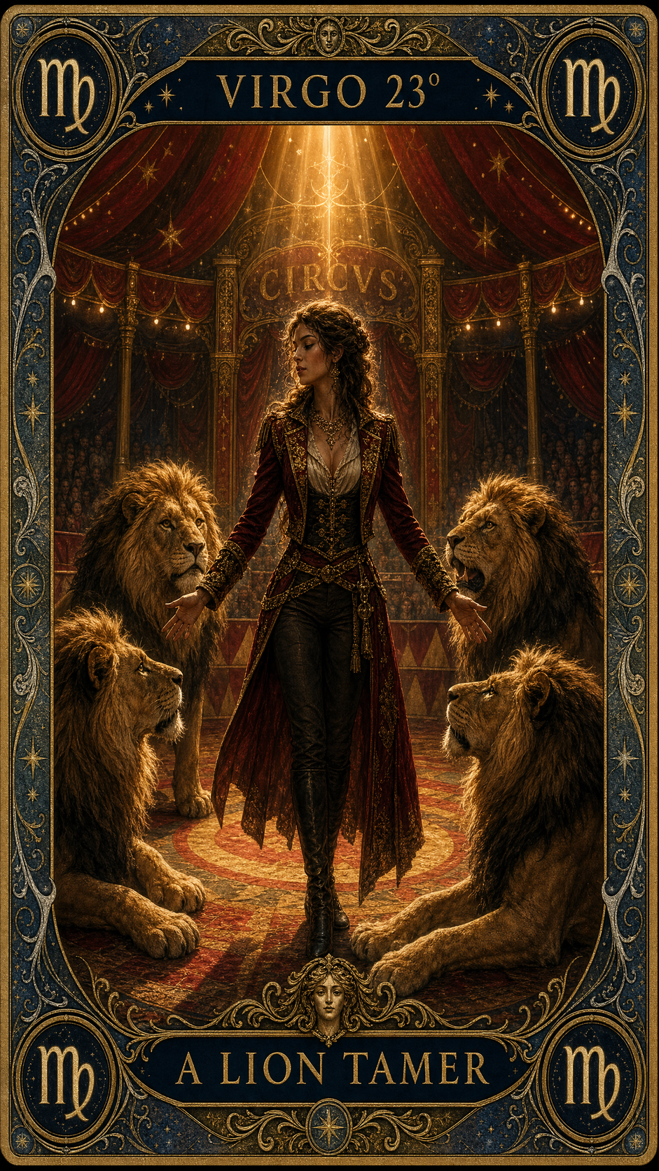 VIRGO 23° — A Lion Tamer