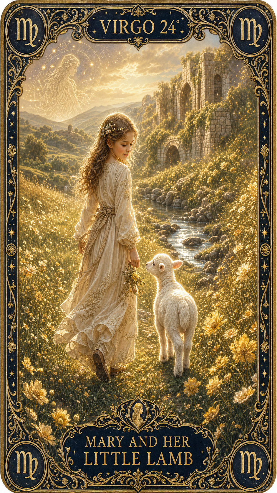 VIRGO 24° — Mary And Her Little Lamb