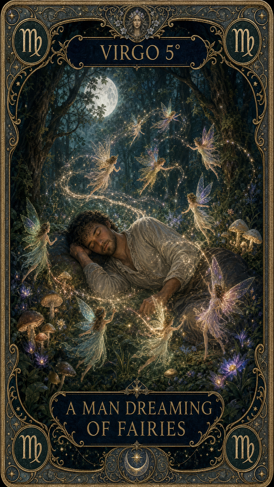 VIRGO 5° — A Man Dreaming Of Fairies